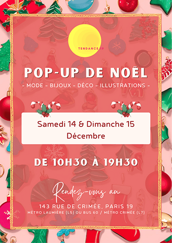Affiche Pop-Up Noël 2024 à Paris
